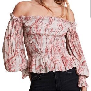 All Saints Off Shoulder Top